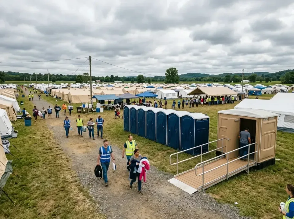disaster-relief-camp-restrooms-010 — frequently asked questions, Dumpster & Portable Bathrooms Rental in Patrick Springs, VA